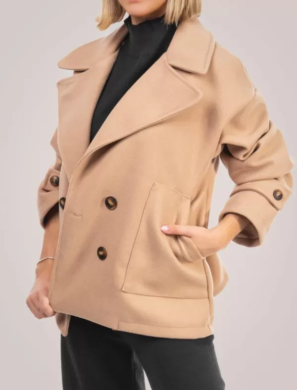 OBVIO Abrigo Queila Camel>Mujer Abrigos Y Plumiferos