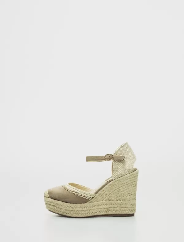KAMOME Alpargatas M2302 Taupe>Mujer Alpargatas