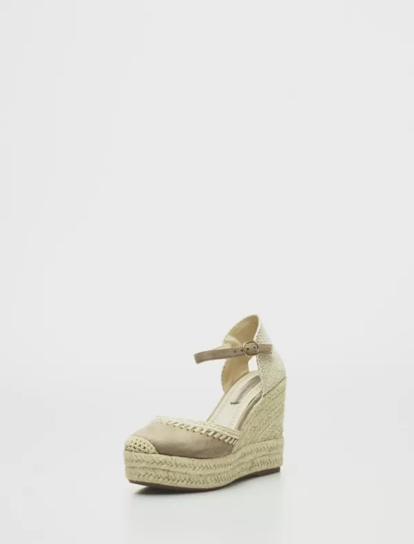 KAMOME Alpargatas M2302 Taupe>Mujer Alpargatas