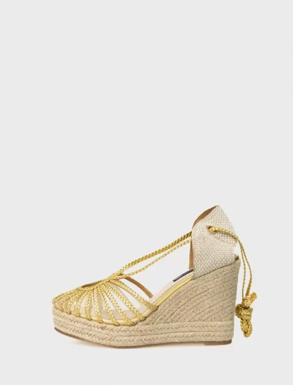 KAMOME Alpargatas M3361 Oro>Mujer Alpargatas
