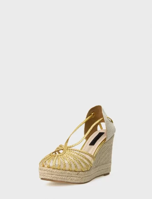 KAMOME Alpargatas M3361 Oro>Mujer Alpargatas
