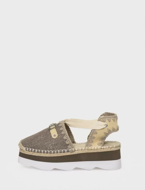 MOU Alpargatas Espa Sandal 01A Taupe>Mujer Alpargatas