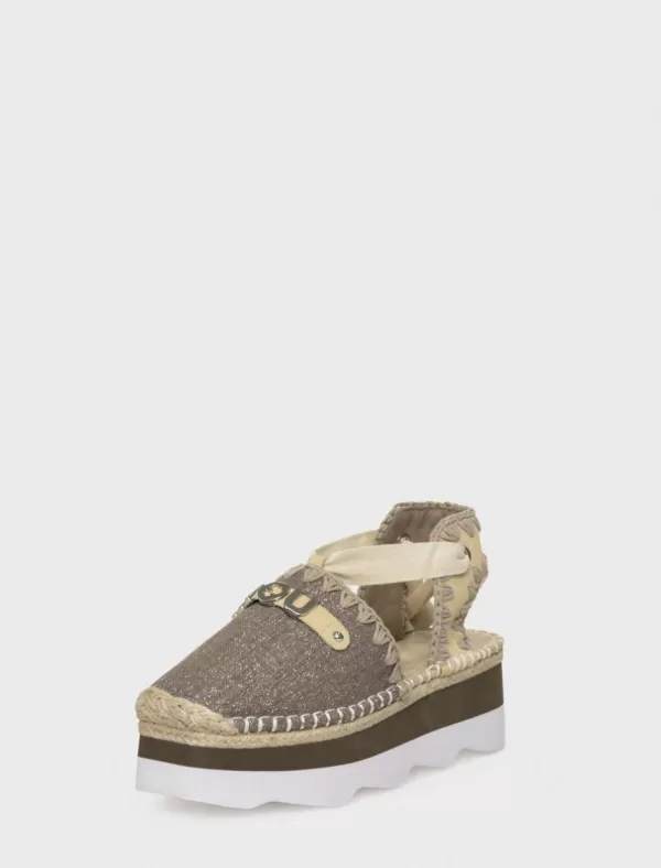MOU Alpargatas Espa Sandal 01A Taupe>Mujer Alpargatas