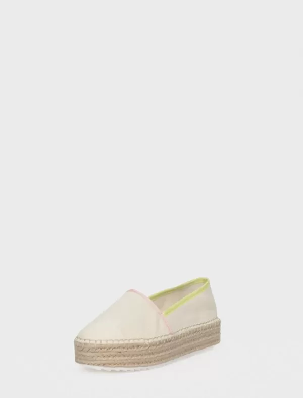 TOMMY HILFIGER Alpargatas Tommy Jeans Flatform Espadrille Beig>Mujer Alpargatas