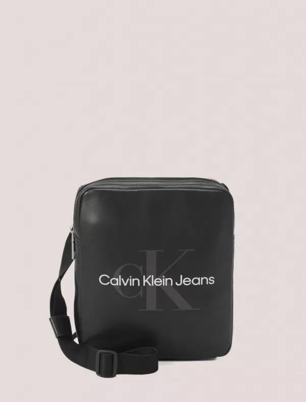 CALVIN KLEIN Bandolera Monogram Softreporter18 Negro>Hombre Bandoleras