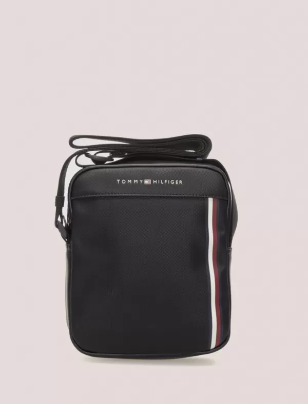 TOMMY HILFIGER Bandolera Th Pique Pu Mini Reporter Negro>Hombre Bandoleras