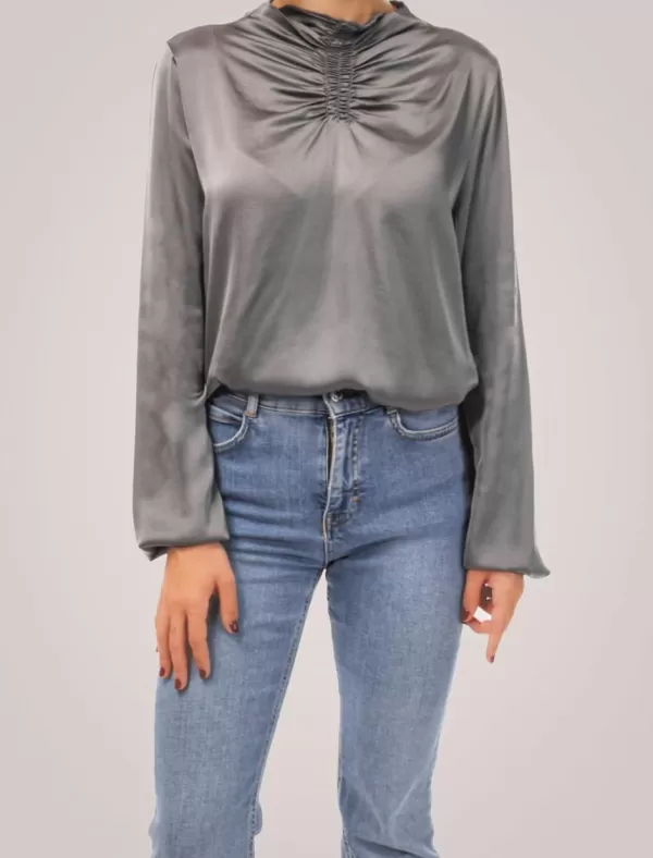 OBVIO Blusa Kala Gris>Mujer Tops Y Camisas