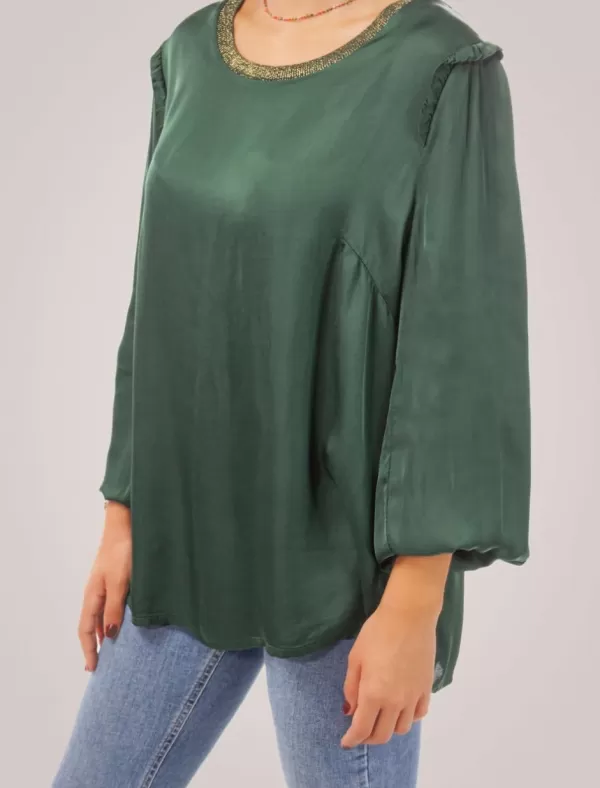 OBVIO Blusa Nila Verde>Mujer Tops Y Camisas