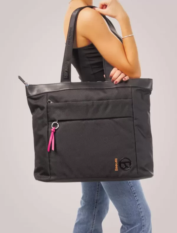 C.N.P. Bolso Mujer Binnari 19745 Negro>Mujer Bolsos