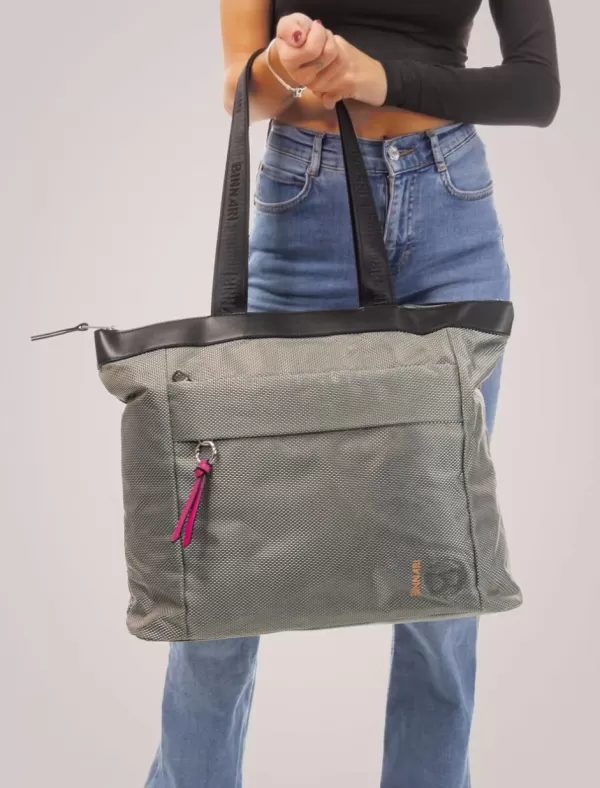 C.N.P. Bolso Mujer Binnari 19745 Plomo>Mujer Bolsos