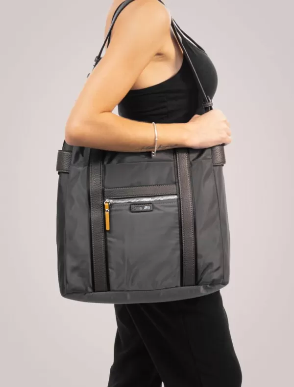 C.N.P. Bolso Mujer Binnari 19883 Gris>Mujer Bolsos