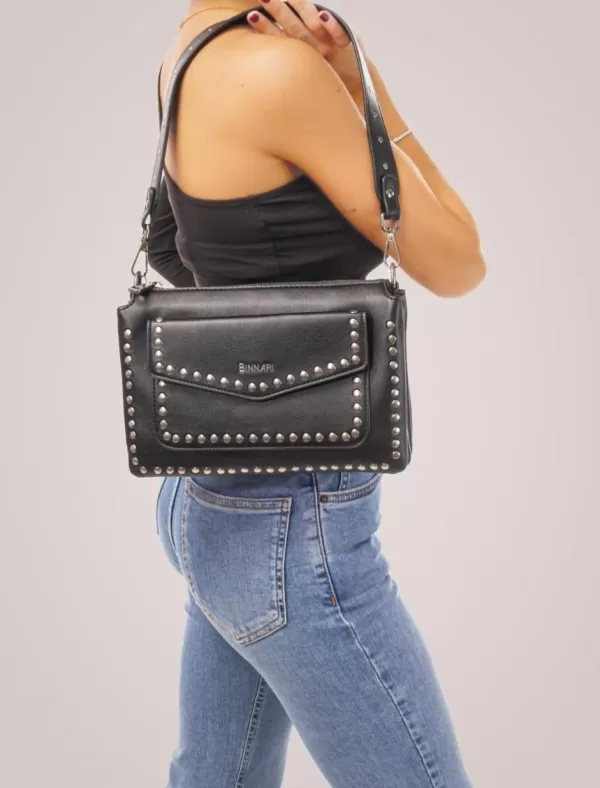 C.N.P. Bolso Mujer Binnari 19950 Negro>Mujer Bolsos