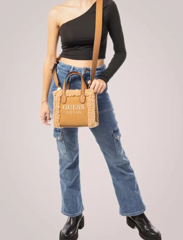GUESS Bolso Mujer Bolsos Silvana 2 Marron>Mujer Bolsos