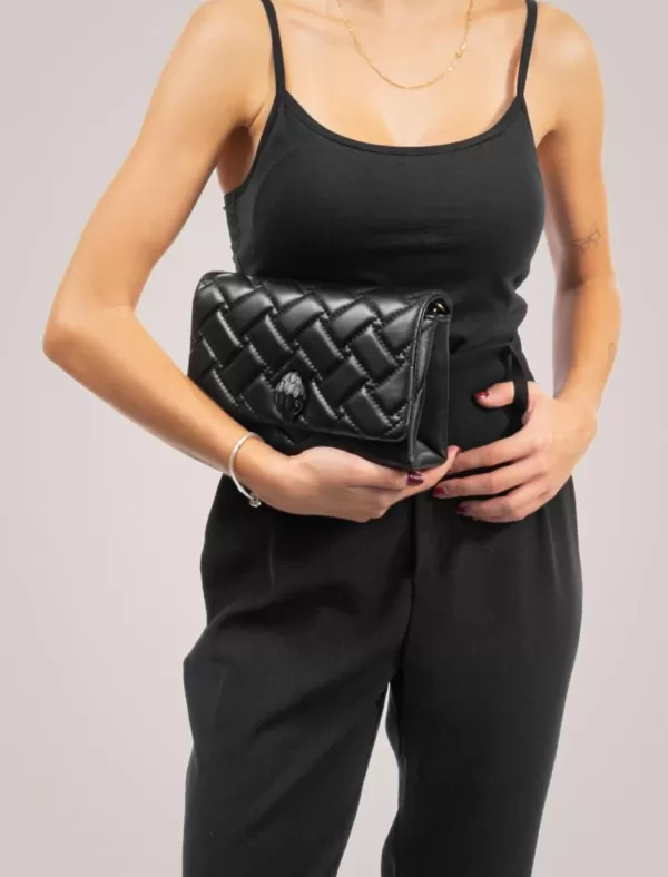 KURT GEIGER Bolso Mujer Mini Kensington Kurt-Blk/Other-Leather Negro>Mujer Bolsos