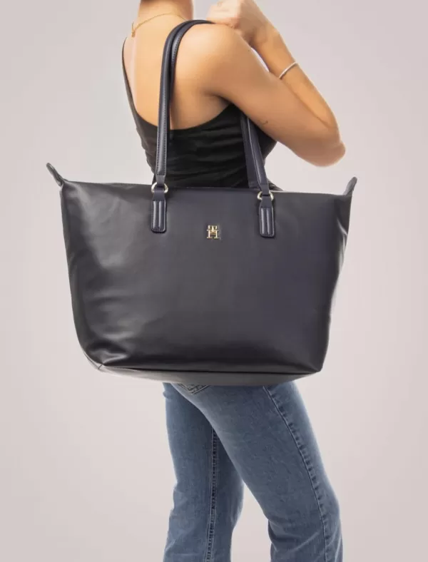 TOMMY HILFIGER Bolso Mujer Poppy Plus Tote Marino>Mujer Bolsos