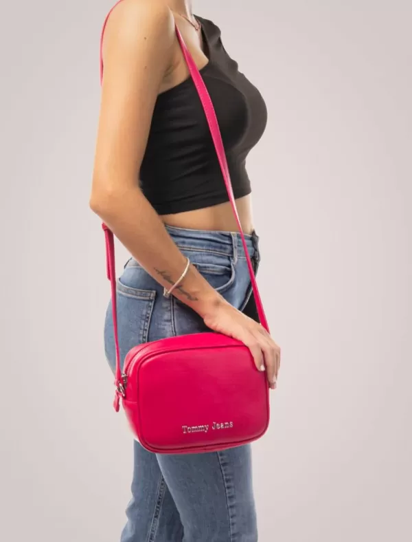 TOMMY HILFIGER Bolso Mujer Tjw Must Camera Bagregular Pu Fuxia>Mujer Bolsos