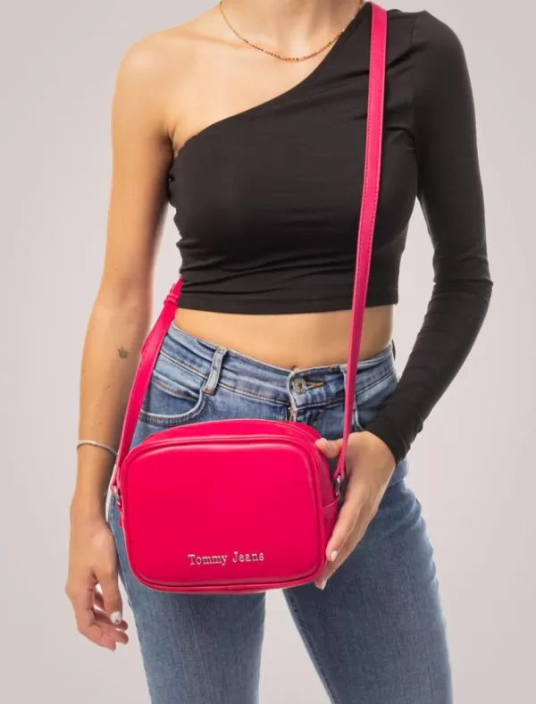 TOMMY HILFIGER Bolso Mujer Tjw Must Camera Bagregular Pu Fuxia>Mujer Bolsos