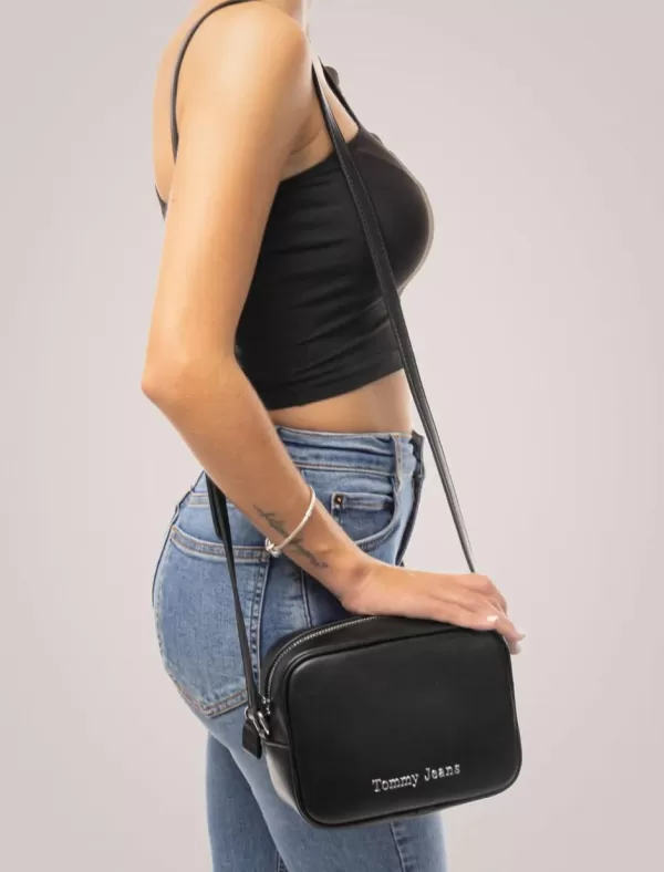 TOMMY HILFIGER Bolso Mujer Tjw Must Camera Bagregular Pu Negro>Mujer Bolsos