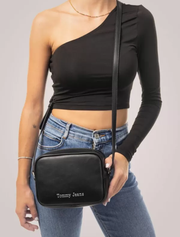 TOMMY HILFIGER Bolso Mujer Tjw Must Camera Bagregular Pu Negro>Mujer Bolsos