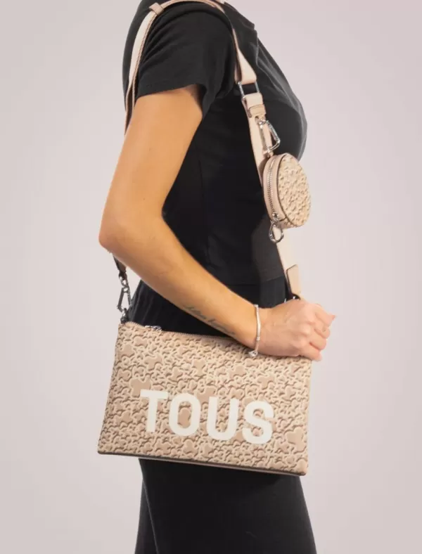TOUS Bolso Mujer Kaos Mini Evolution Flat Taupe>Mujer Bolsos