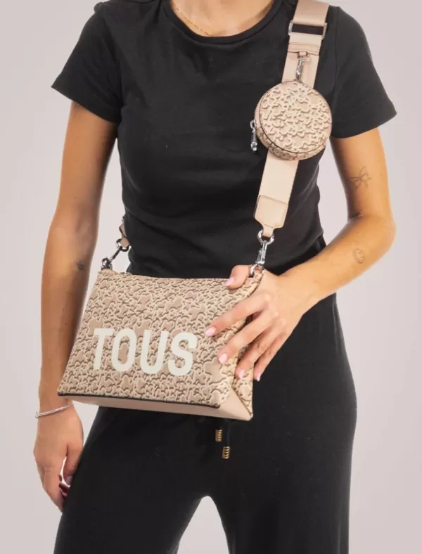 TOUS Bolso Mujer Kaos Mini Evolution Flat Taupe>Mujer Bolsos