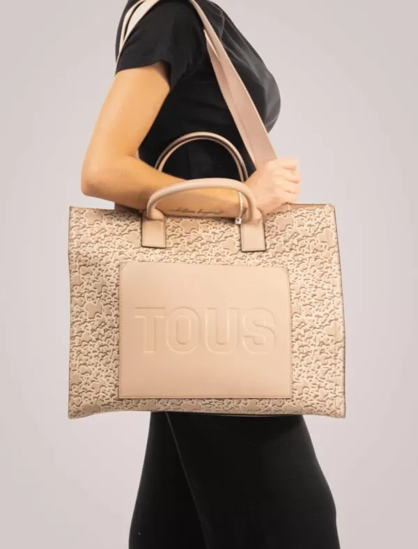 TOUS Bolso Mujer Kaos Mini Evolution Shopping Xl Taupe>Mujer Bolsos