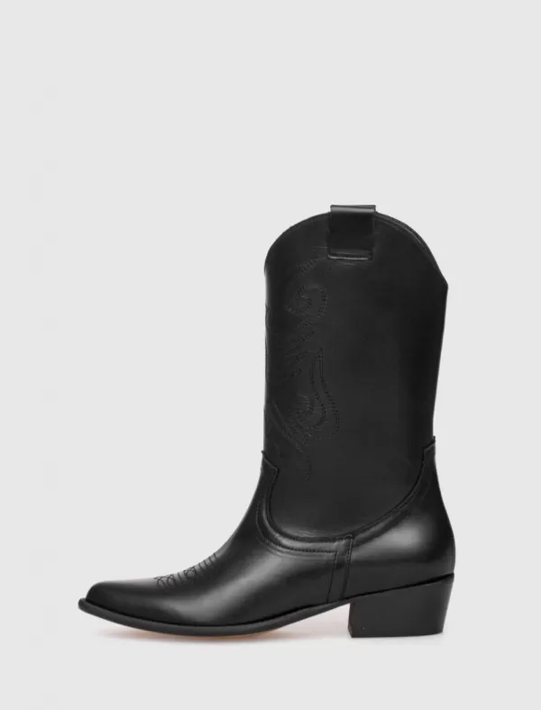 BRYAN Bota Jandra-Cb Negro>Mujer Botas