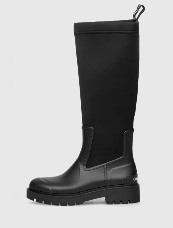 CALVIN KLEIN Bota High Rainboot Neoprene Negro>Mujer Botas