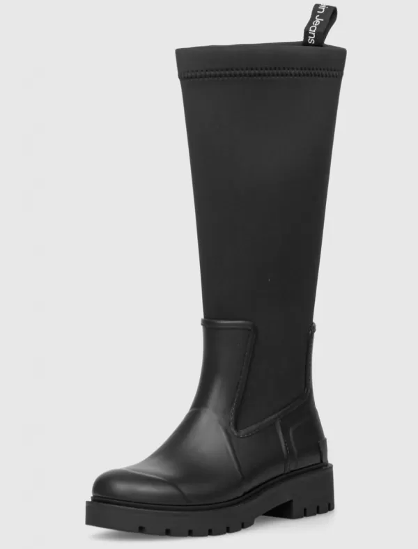CALVIN KLEIN Bota High Rainboot Neoprene Negro>Mujer Botas