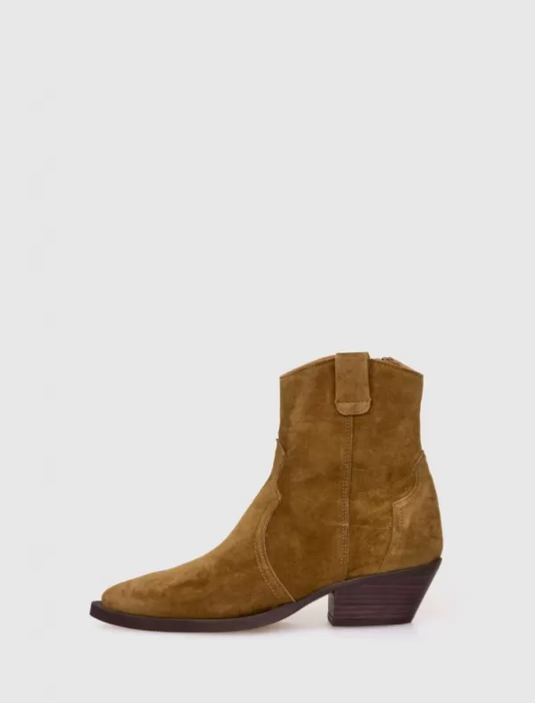 ALPE Botin Western 2072 Cuero>Mujer Botines