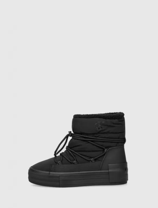 CALVIN KLEIN Botin Bold Vulc Flatf Snow Bootwn Negro>Mujer Botines
