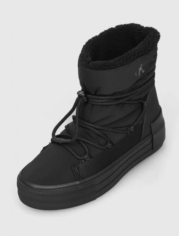 CALVIN KLEIN Botin Bold Vulc Flatf Snow Bootwn Negro>Mujer Botines