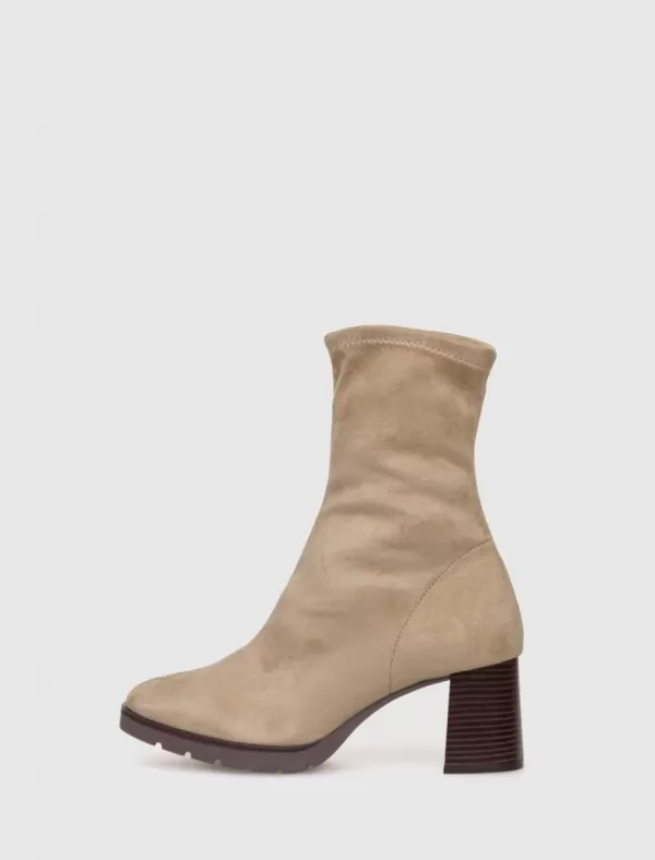 COLETTE Botin Perla Beig>Mujer Botines