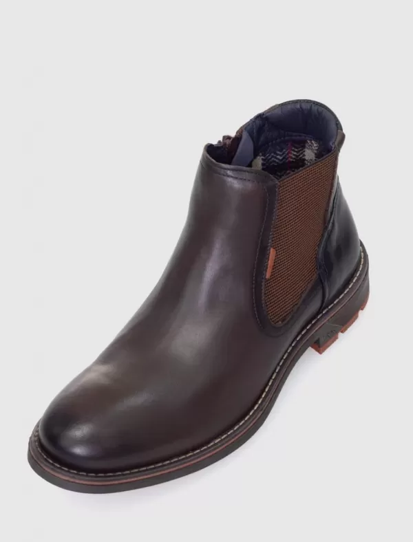 FLUCHOS Botin F1343 Marron>Hombre Botines