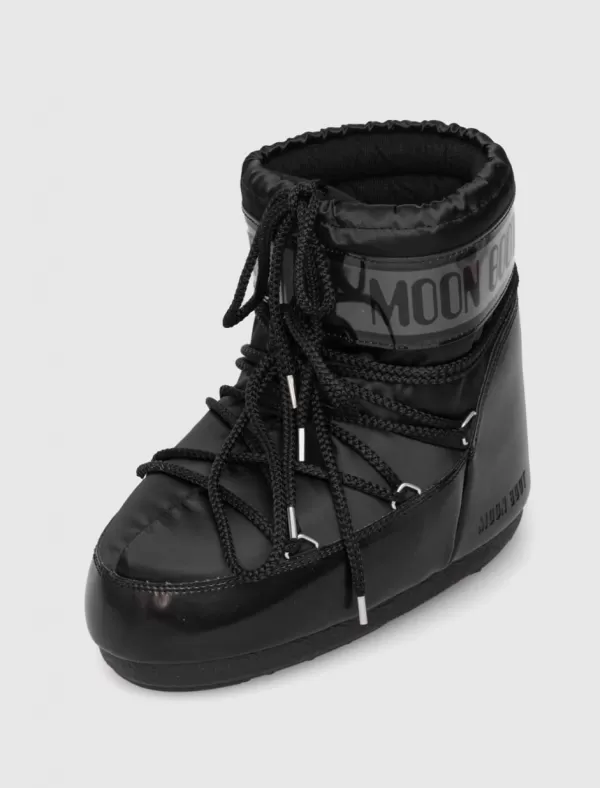 MOON BOOT Botin Icon Low Glance Negro>Mujer Botines