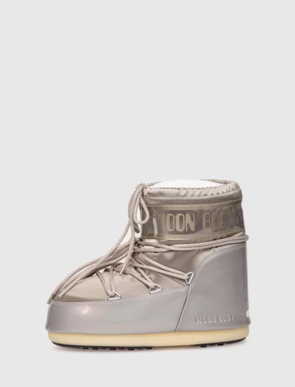 MOON BOOT Botin Icon Low Glance Platino>Mujer Botines