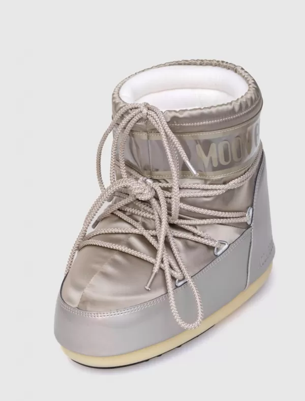 MOON BOOT Botin Icon Low Glance Platino>Mujer Botines