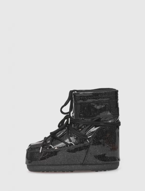 MOON BOOT Botin Icon Low Glitter Negro>Mujer Botines