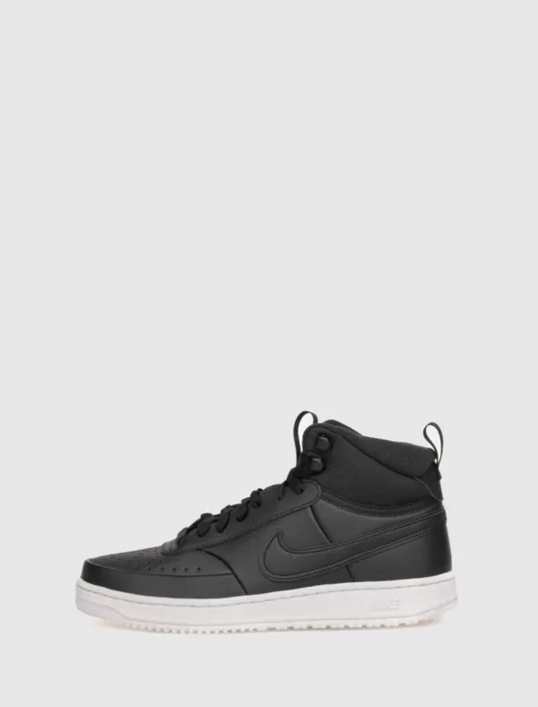 NIKE Botin Court Vision Mid Winter Negro>Hombre Zapatillas