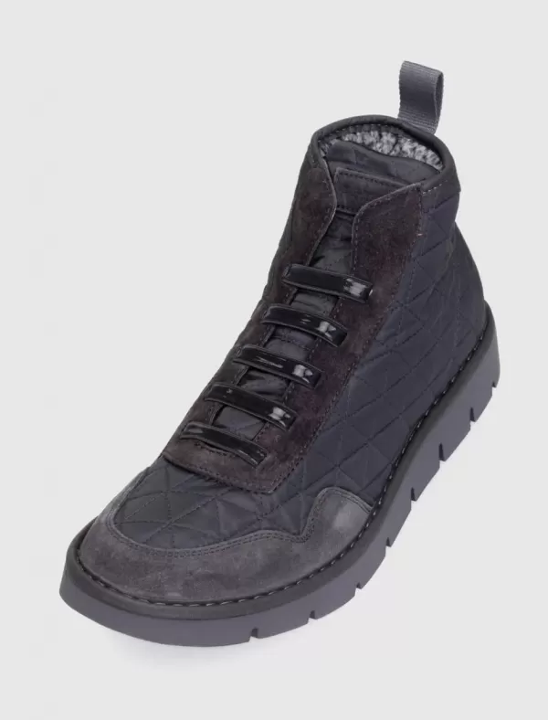 PANCHIC Botin P05 Ankle Boot Elastic Gris>Hombre Botines