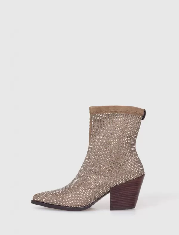 PEDRO MIRALLES Botin Soho Taupe>Mujer Botines
