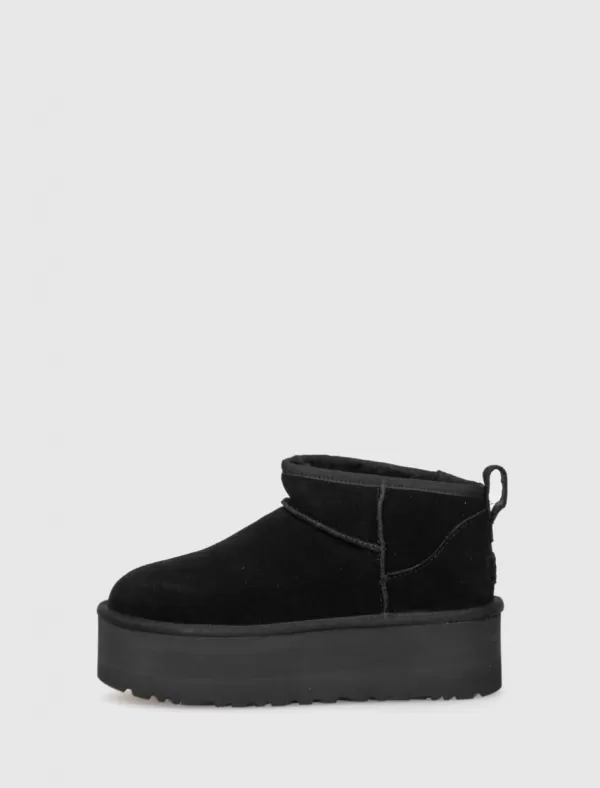 UGG Botin Classic Ultra Mini Platform Negro>Mujer Botas