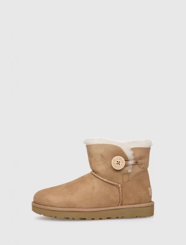 UGG Botin Mini Bailey Cuero>Mujer Botines