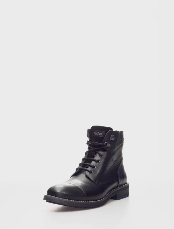 FLUCHOS Botines F1342 Negro>Hombre Botines