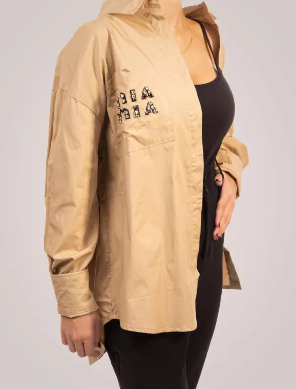 OBVIO Camisa Lara Marron>Mujer Tops Y Camisas