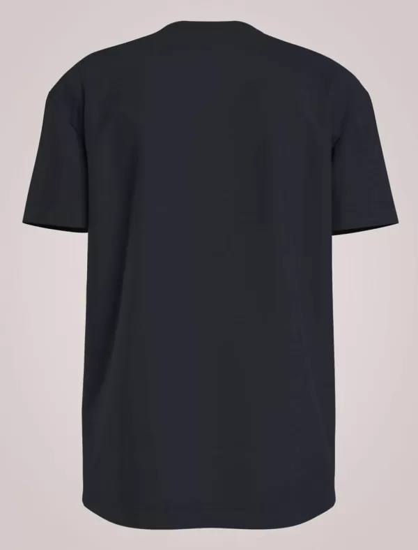 CALVIN KLEIN Camiseta Hombre Hyper Real Box Logo Tee Negro>Hombre Camisetas