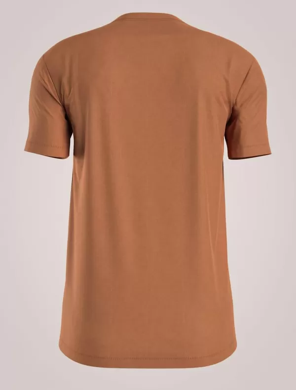 CALVIN KLEIN Camiseta Hombre Institutional Logo Slim Tee Naranja>Hombre Camisetas