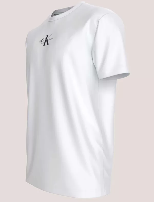CALVIN KLEIN Camiseta Hombre Monologo Regular Tee Blanco>Hombre Camisetas