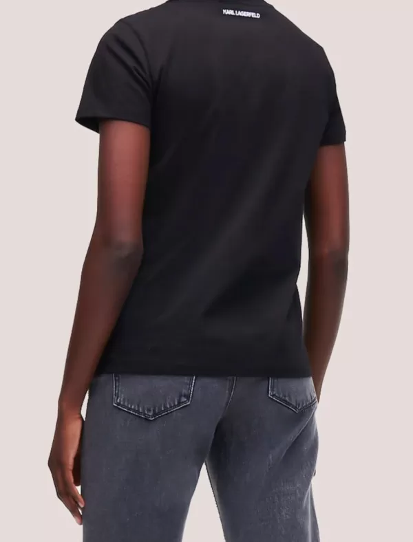KARL LAGERFELD Camiseta Ikonik 2.0 Rs T-Shirt Negro>Mujer Camisetas