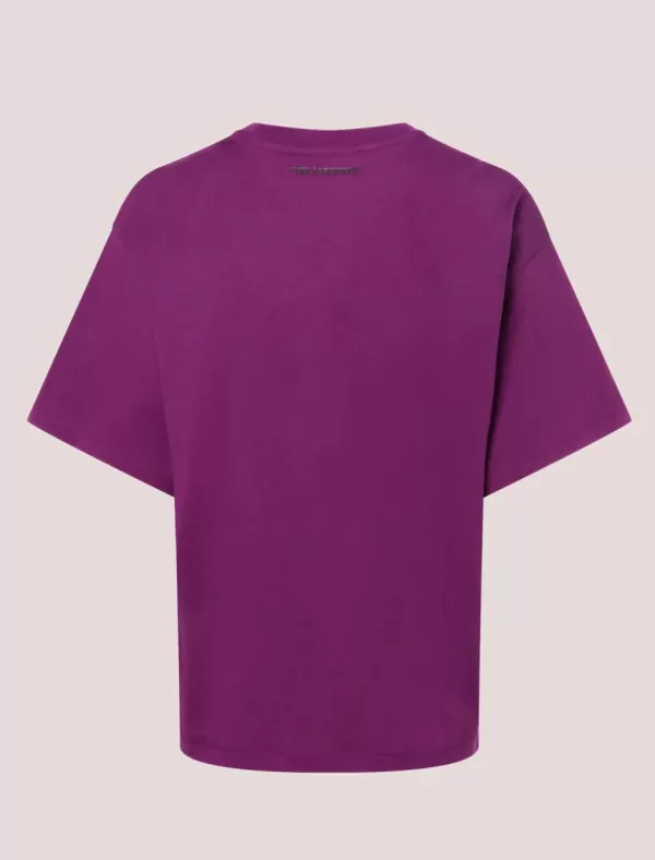 KARL LAGERFELD Camiseta Rhinestone T-Shirt Fuxia>Mujer Camisetas